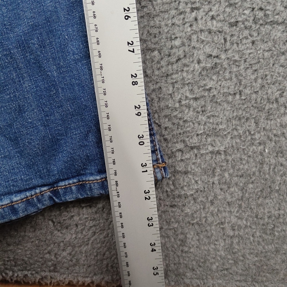 Wrangler Retro Slim Straight Jeans Mens 38x31 Blue Denim Workwear Western Rodeo - Picture 3 of 8